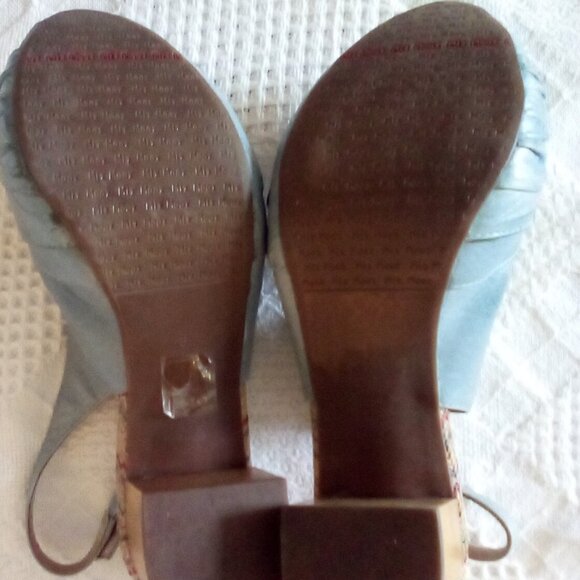 MIZ MOOZ  Leather wooden platform sandals Size 8 Strap Enclosure - Picture 6 of 8